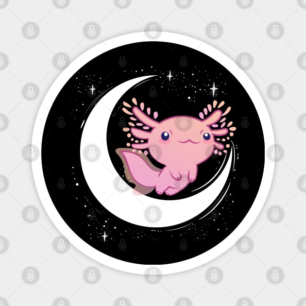 Cute Axolotl Magnet by X-TrashPanda